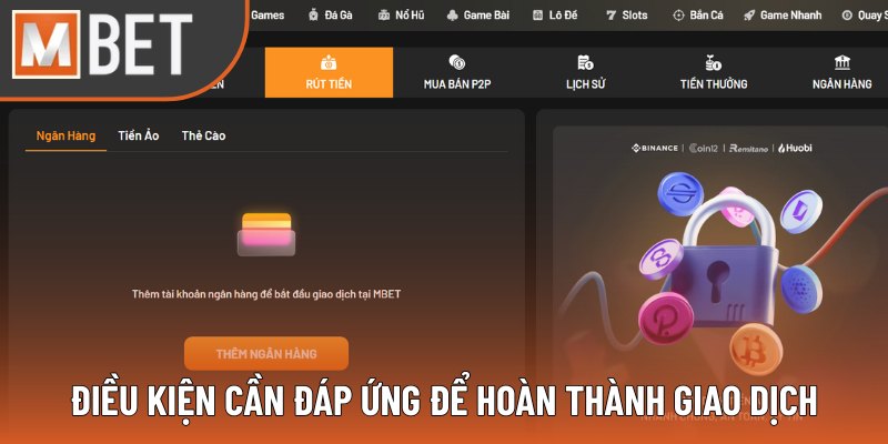 Điều kiện cần đáp ứng để lệnh xử lý thành công